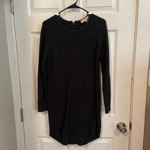 Charcoal grey sweater dress